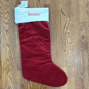 Red Personalized Christmas Stocking